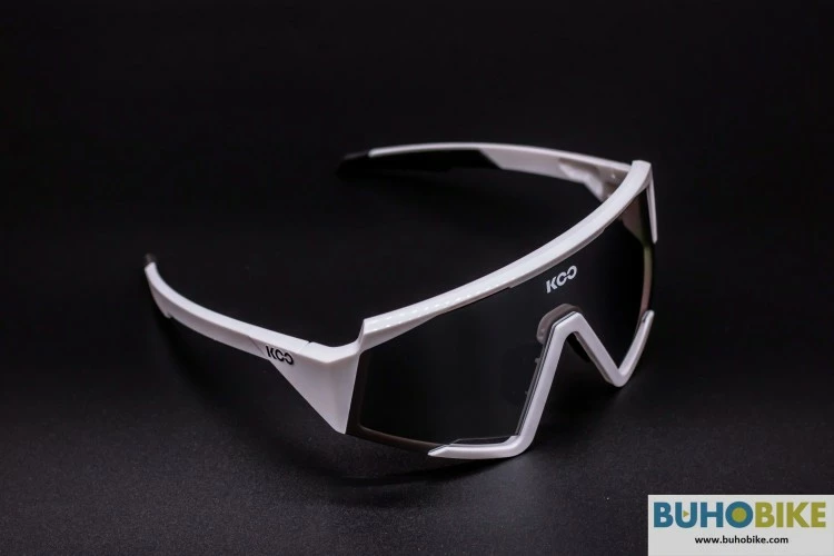 GAFAS CICLISMO KOO SPECTRO BLANCAS LENTE SUPER SILVER - Imagen 4