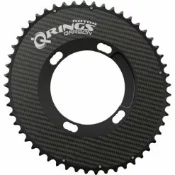 PLATO OVALADO ROTOR Q RINGS QARBON 110X4 BCD SHIMANO