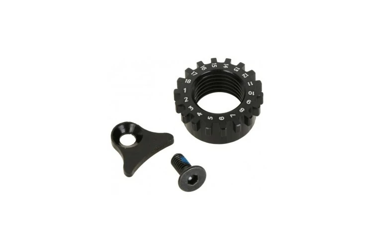 TUERCA Y SOPORTE PARA EJE 15MM HORQUILLAS FOX